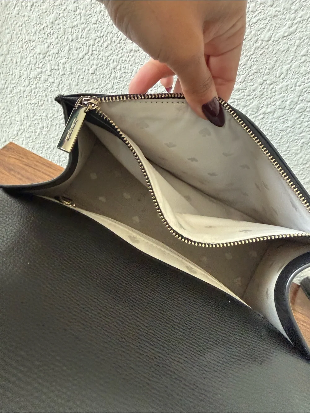 kate spade Black Leather Top-Handle Satchel